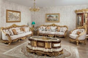 Sofa Ruang Tamu Ukiran Jepara Klasik Mewah
