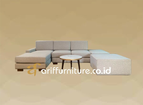 Set Sofa L Tamu Minimalis Modern