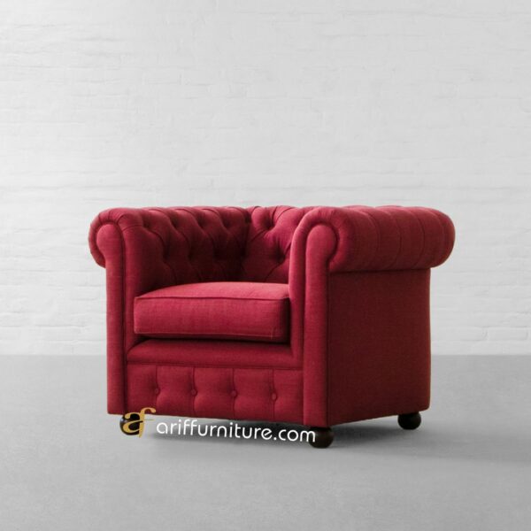 Kursi Sofa Klasik Ruang Tamu Chesterfield