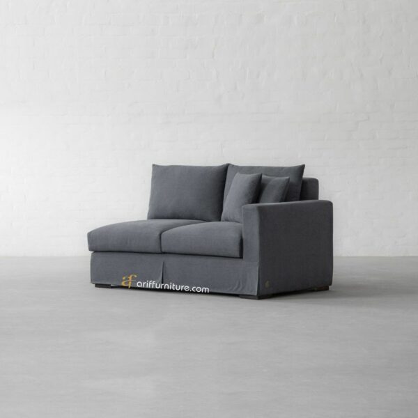 Sofa Sudut Modern Minimalis Grey