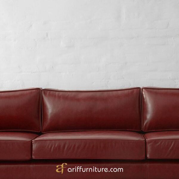 Vintage Leather Sofa Minimallis 3 Seater