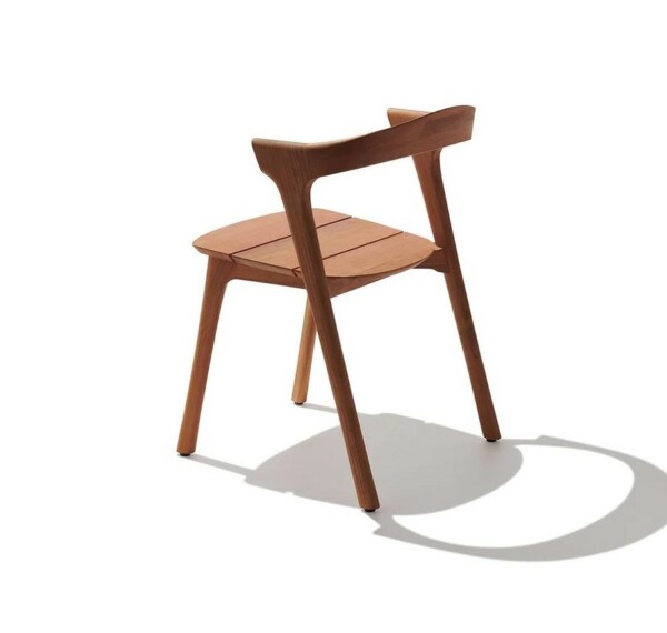 Kursi Cafe Jati Minimalis Arm Chair