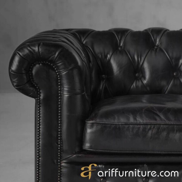 Sofa Tamu Modern Design Black